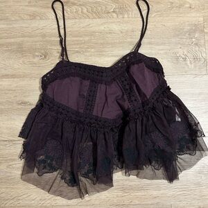 Free people lace top